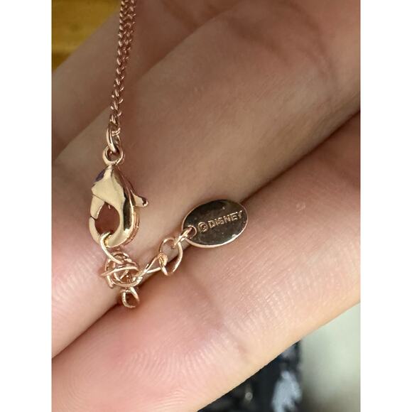 Disney double layered heart necklace rose gold layer preloved hearts heart - Picture 4 of 8